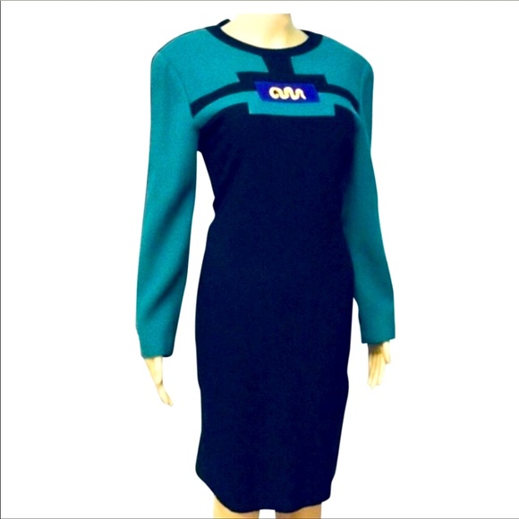 Vintage Steve fabrikant wool dress size 4 - Picture 1 of 8